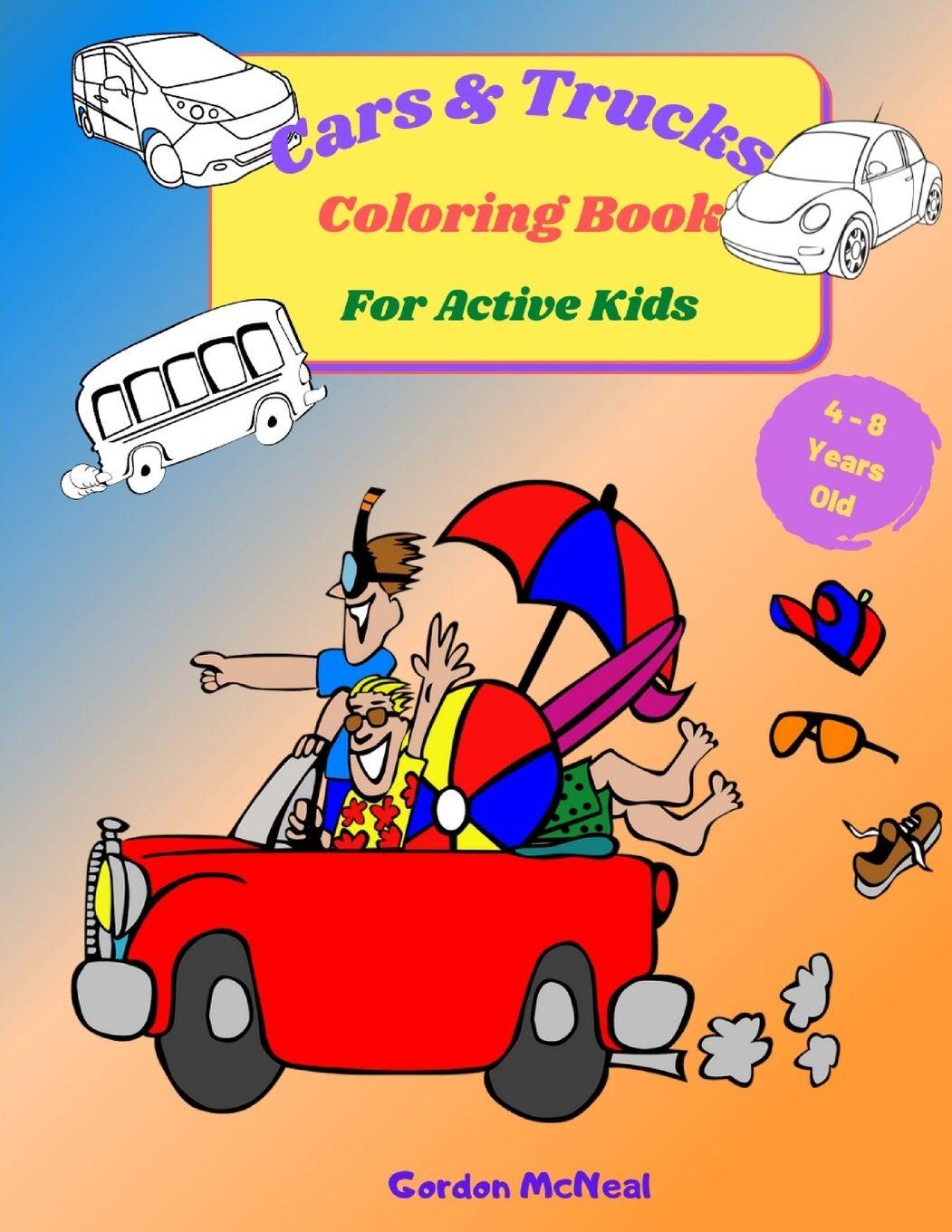 Vorderes Coverbild Cars & Trucks Coloring Book for Active Kids