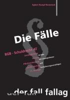 Vorderes Coverbild Die Fälle. BGB Schuldrecht AT