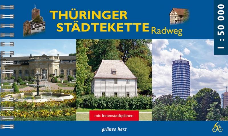 Vorderes Coverbild Thüringer Städtekette Radwanderweg