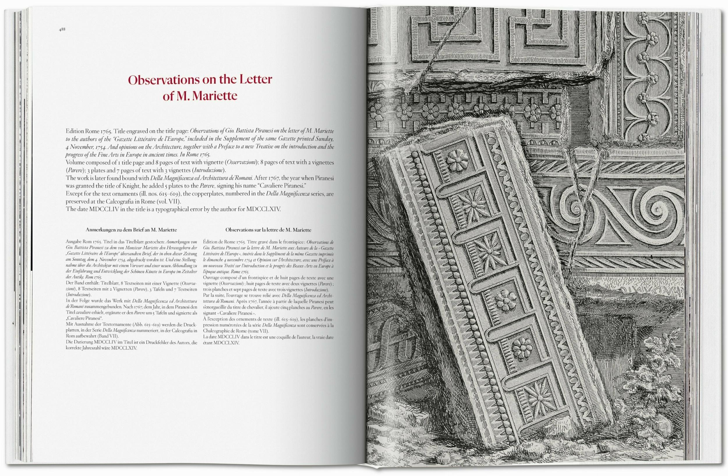 Beispielinhalt (Bild) Piranesi. The Complete Etchings
