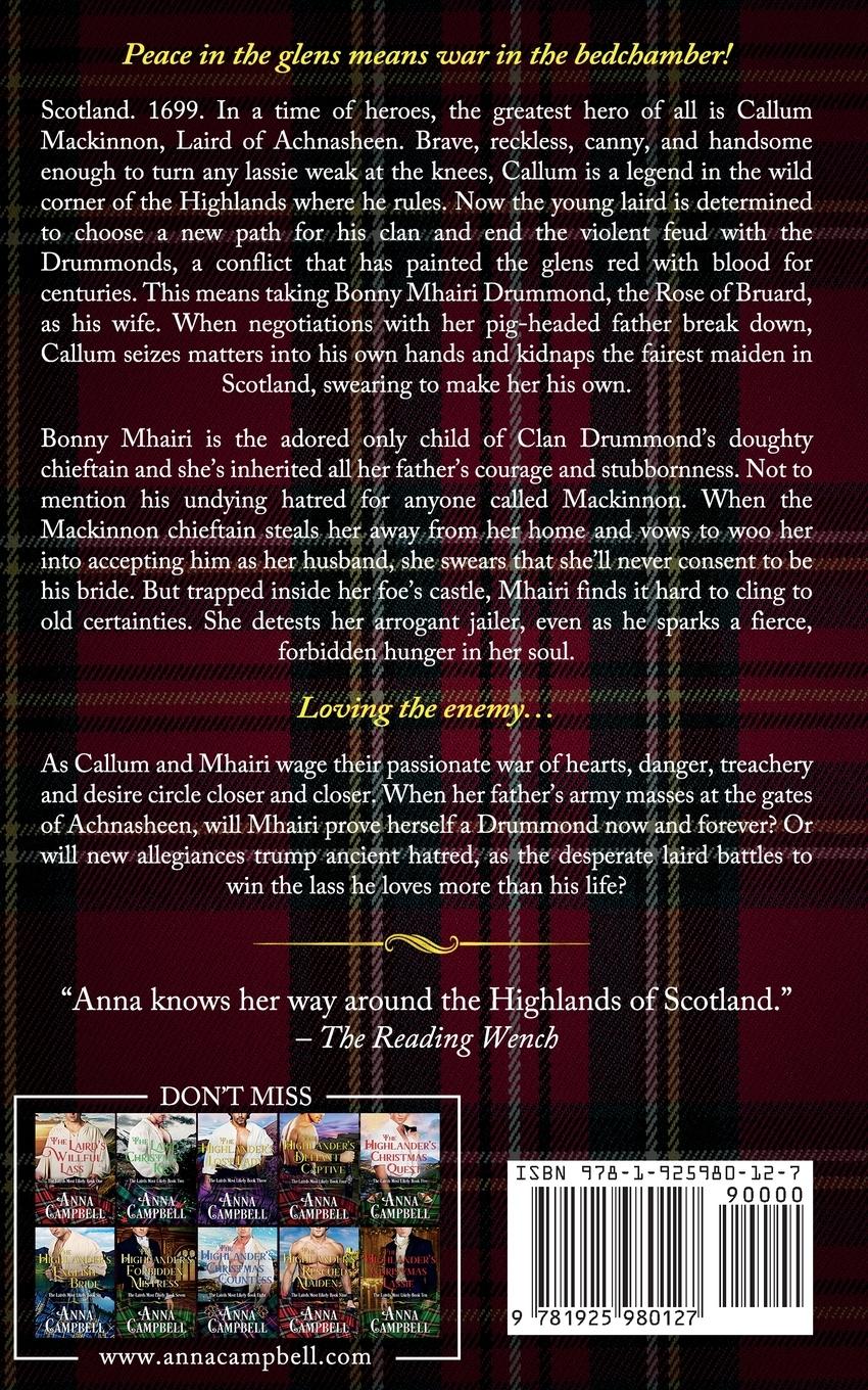 Rückseitencover The Highlander's Defiant Captive