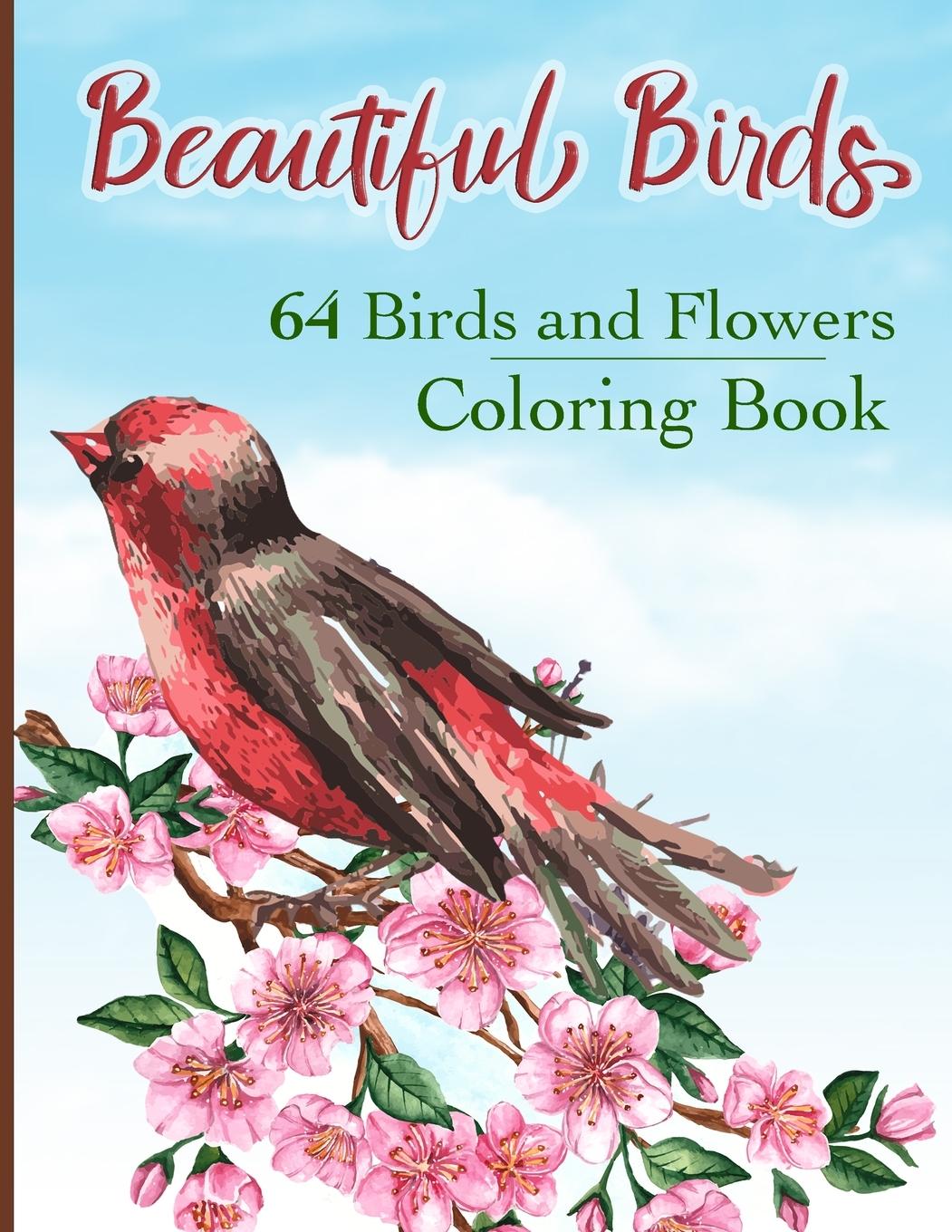 Vorderes Coverbild Beautiful Birds Coloring Book