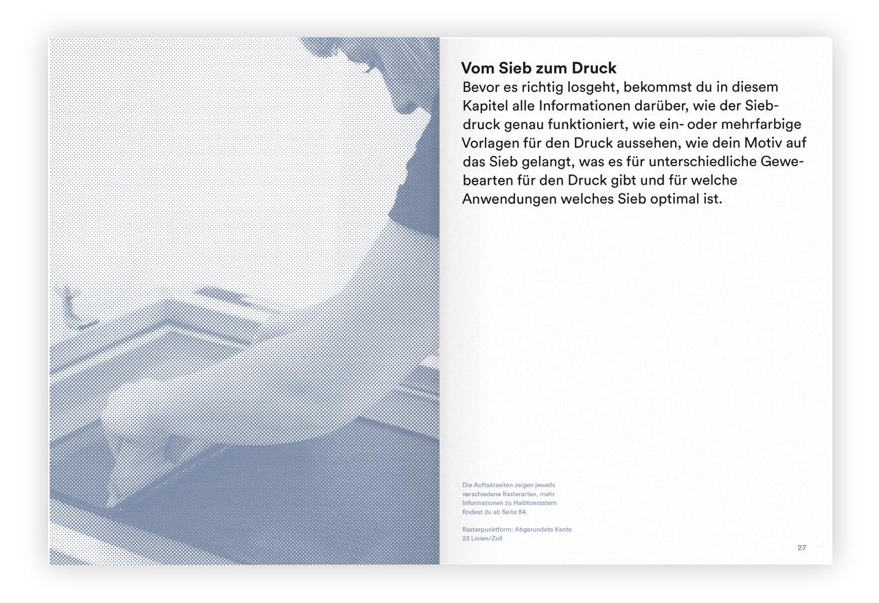 Beispielinhalt (Bild) Siebdruck zu Hause