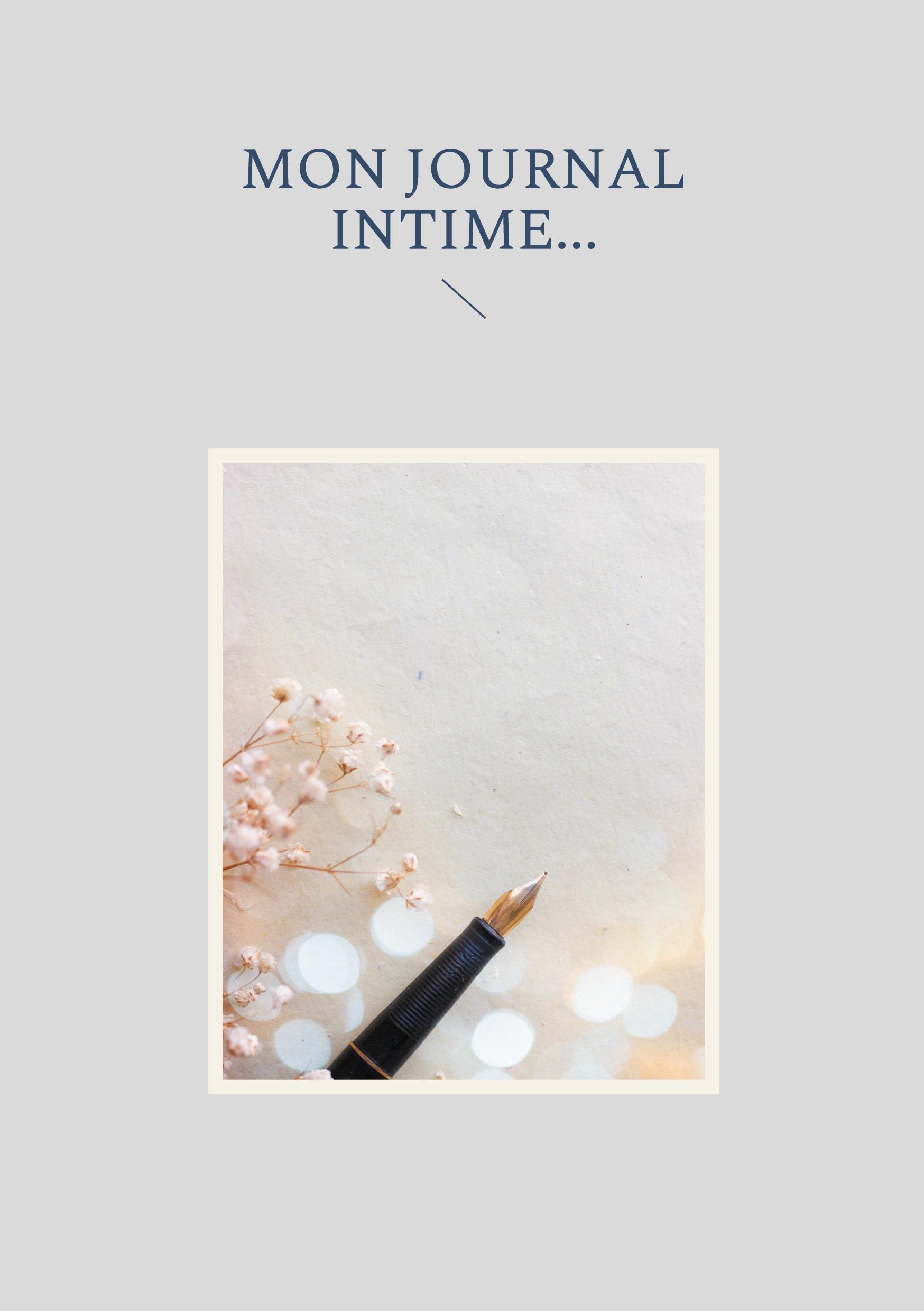 Vorderes Coverbild Mon journal intime...