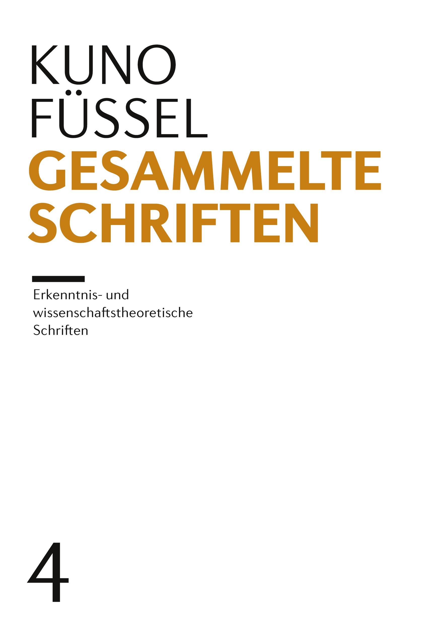 Vorderes Coverbild Gesammelte Schriften