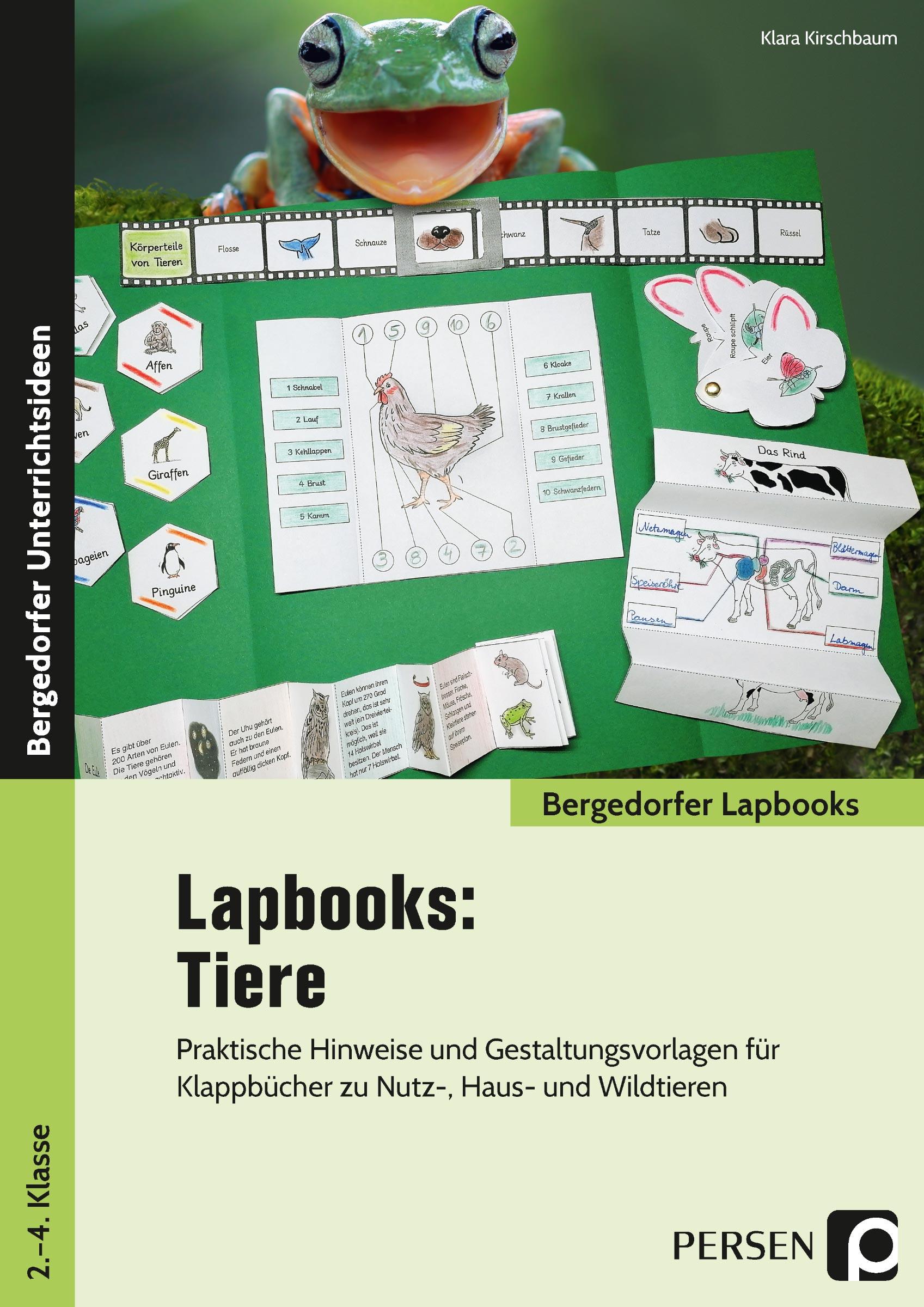 Vorderes Coverbild Lapbooks: Tiere - 2.-4. Klasse