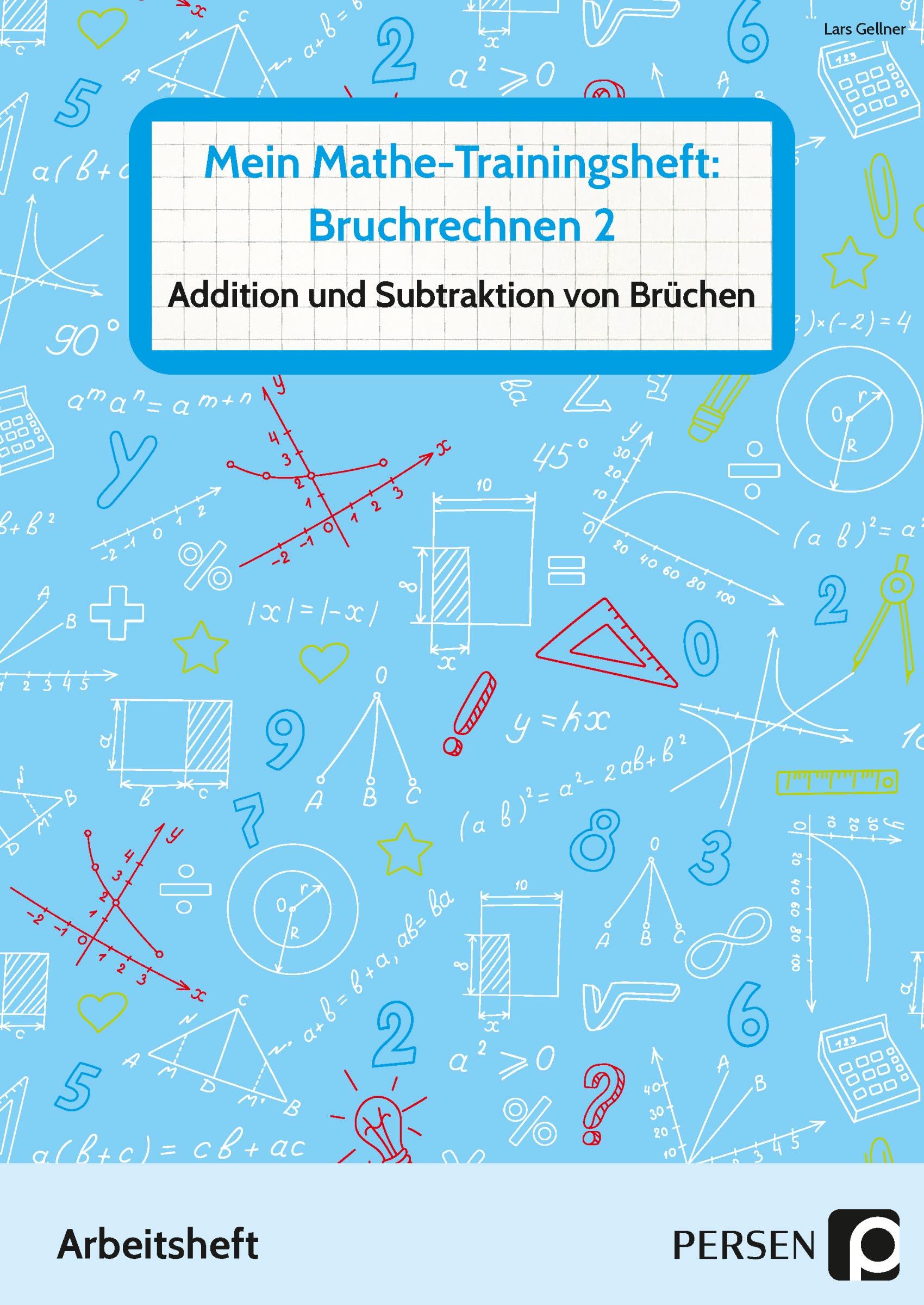 Vorderes Coverbild Mein Mathe-Trainingsheft: Bruchrechnen 2