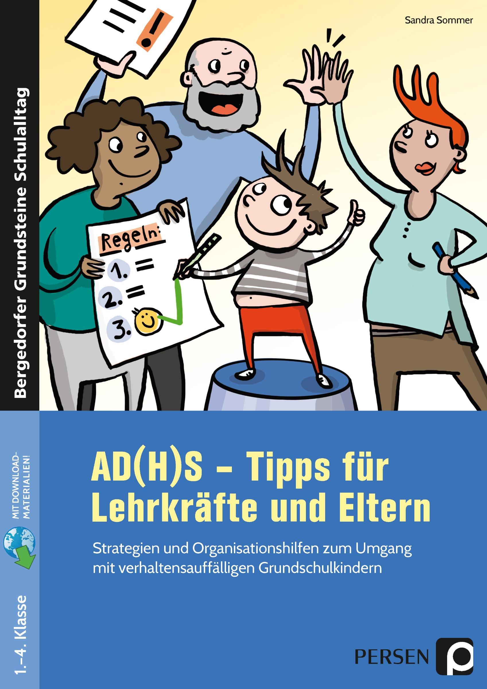 Vorderes Coverbild AD(H)S - Tipps für Lehrkräfte und Eltern