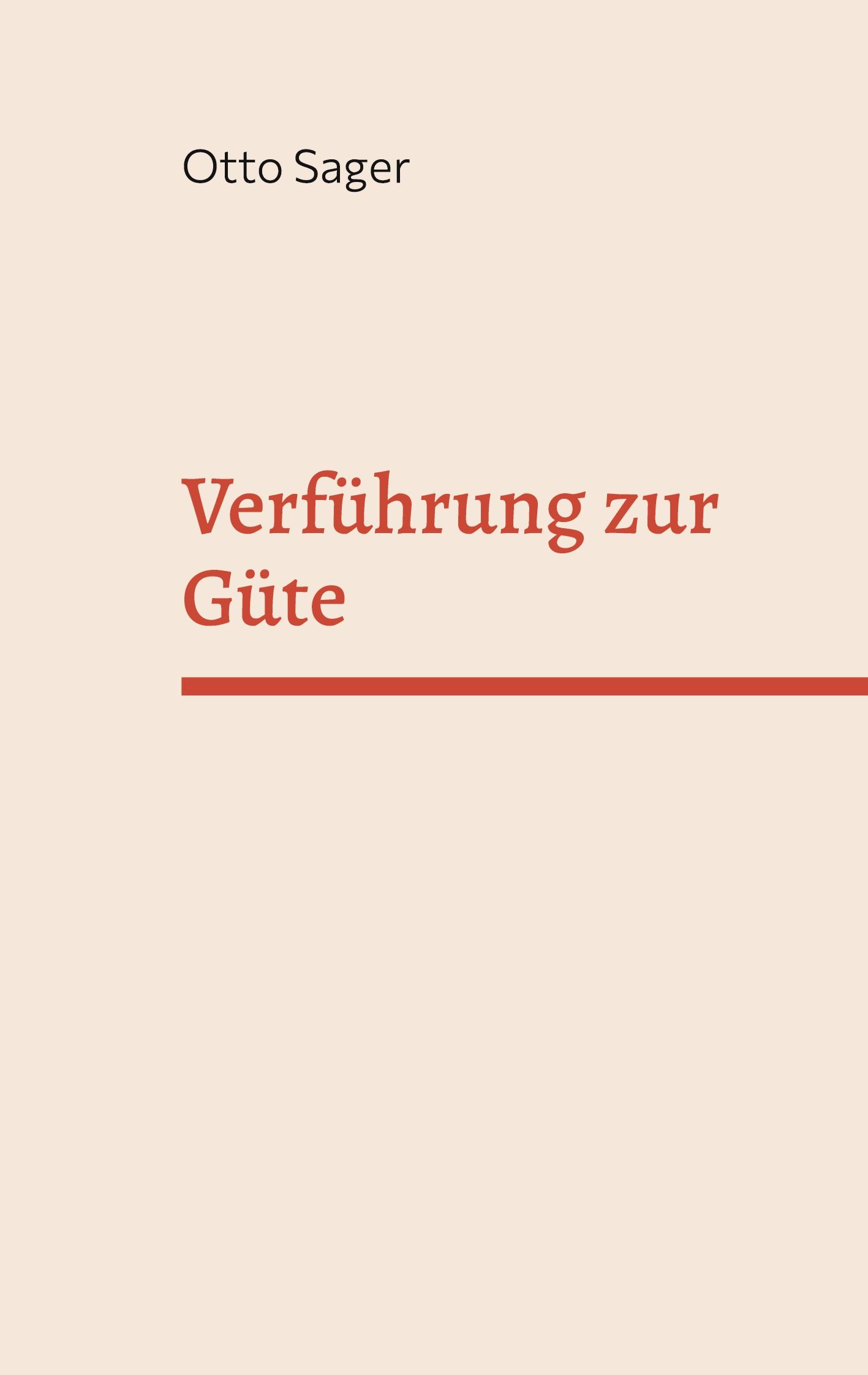 Vorderes Coverbild Verführung zur Güte