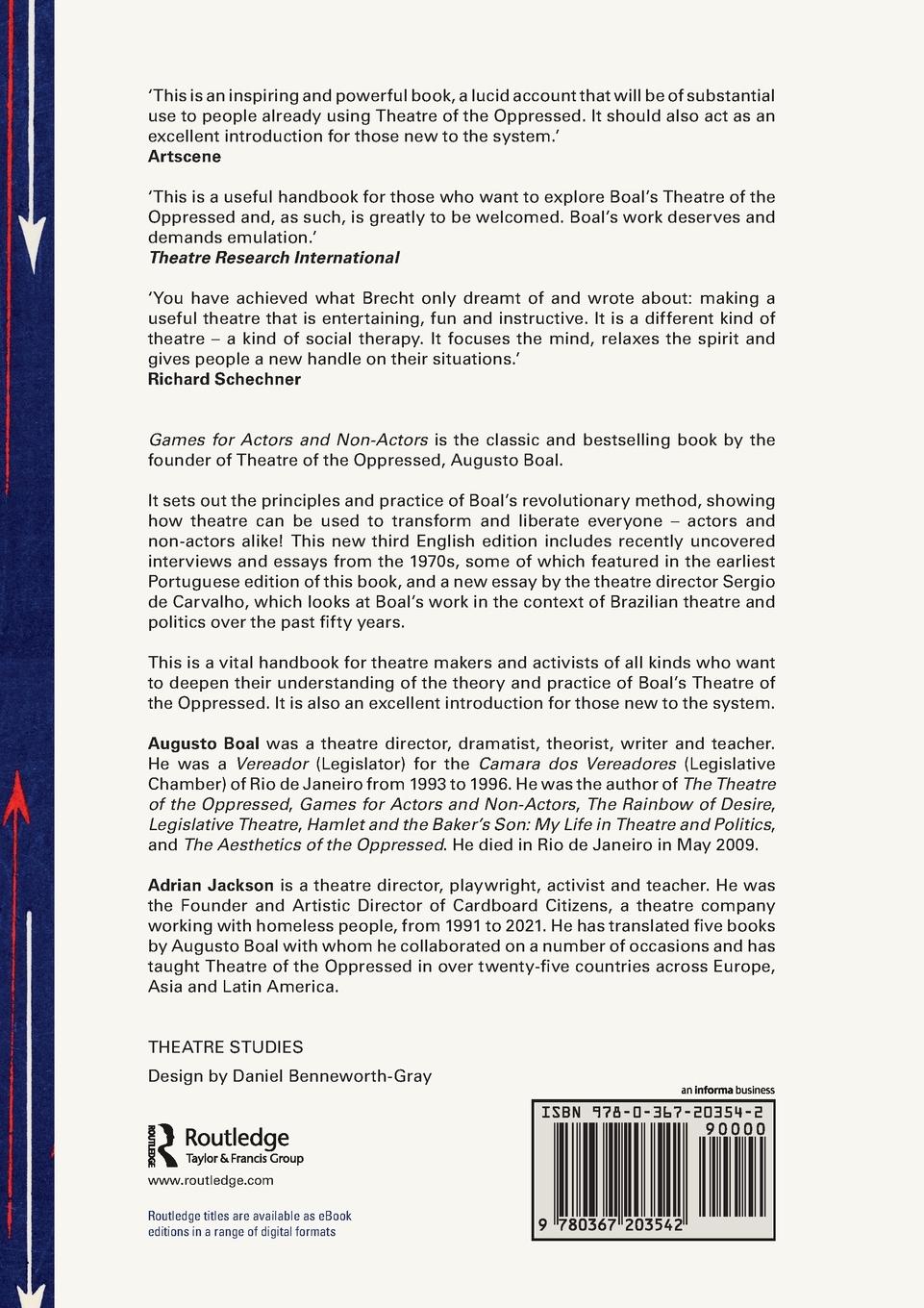 Rückseitencover Games for Actors and Non-Actors