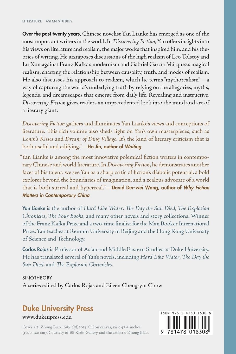 Rückseitencover Discovering Fiction