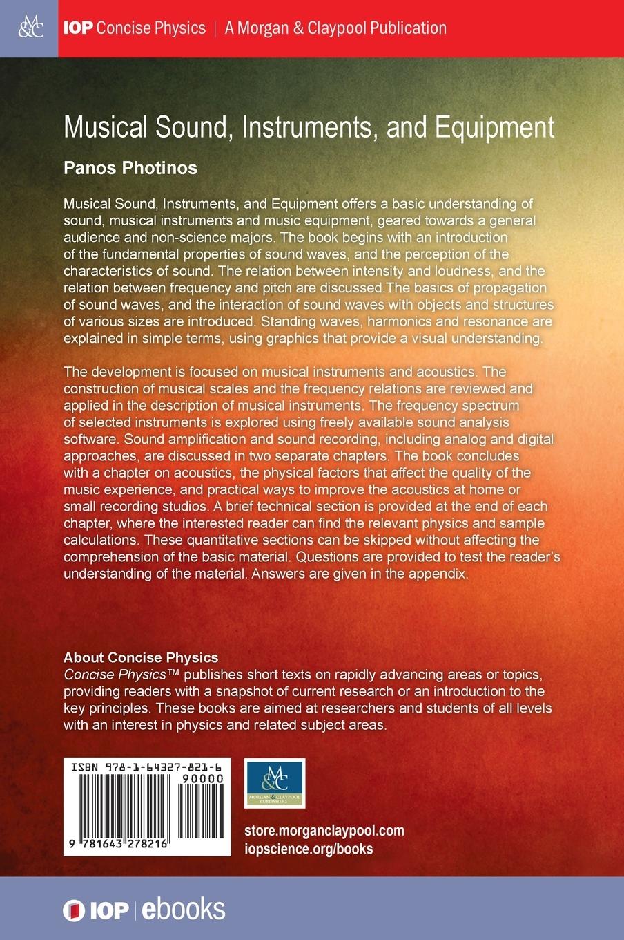 Rückseitencover Musical Sound, Instruments, and Equipment