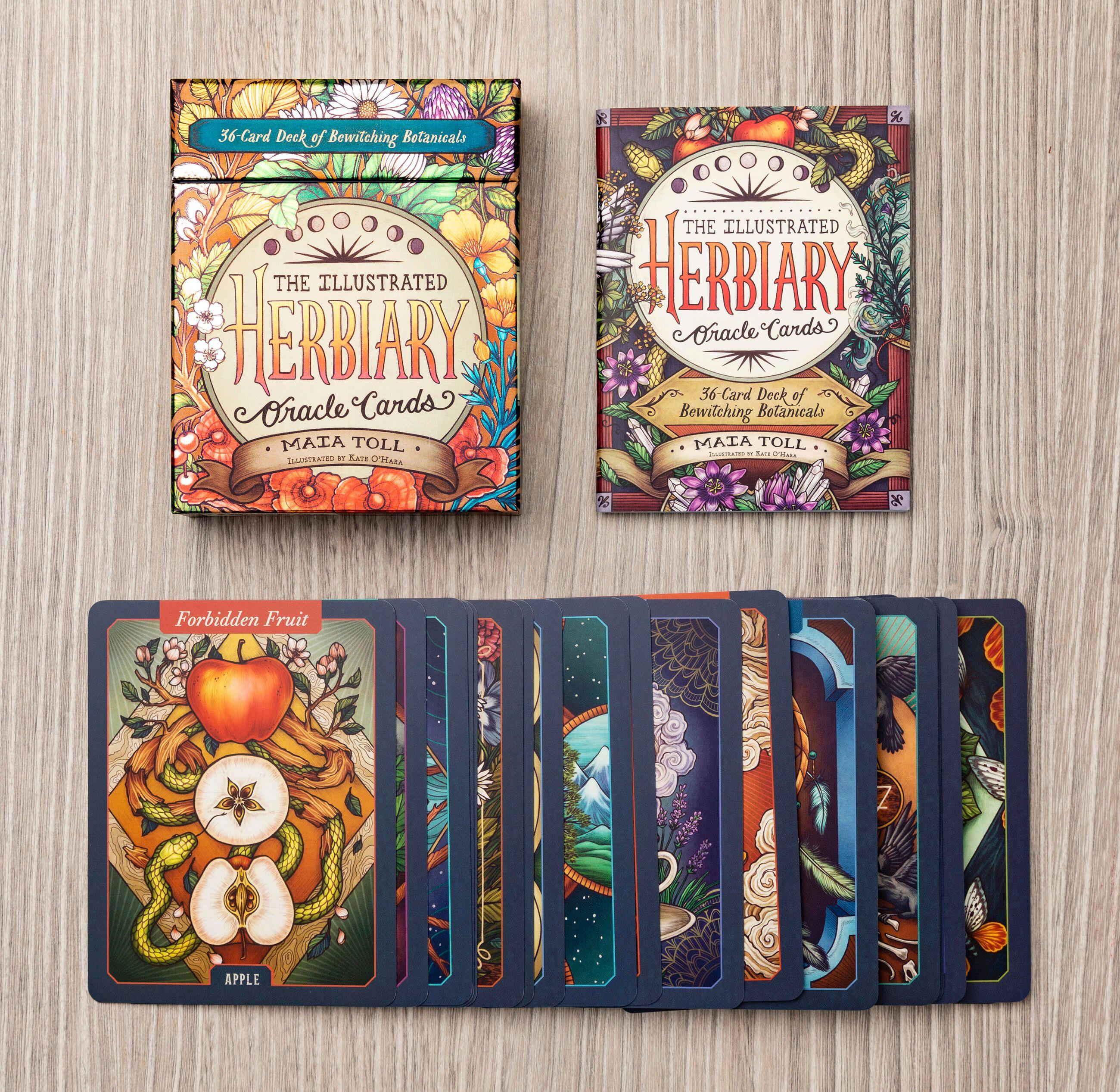 Beispielinhalt (Bild) The Illustrated Herbiary Oracle Cards