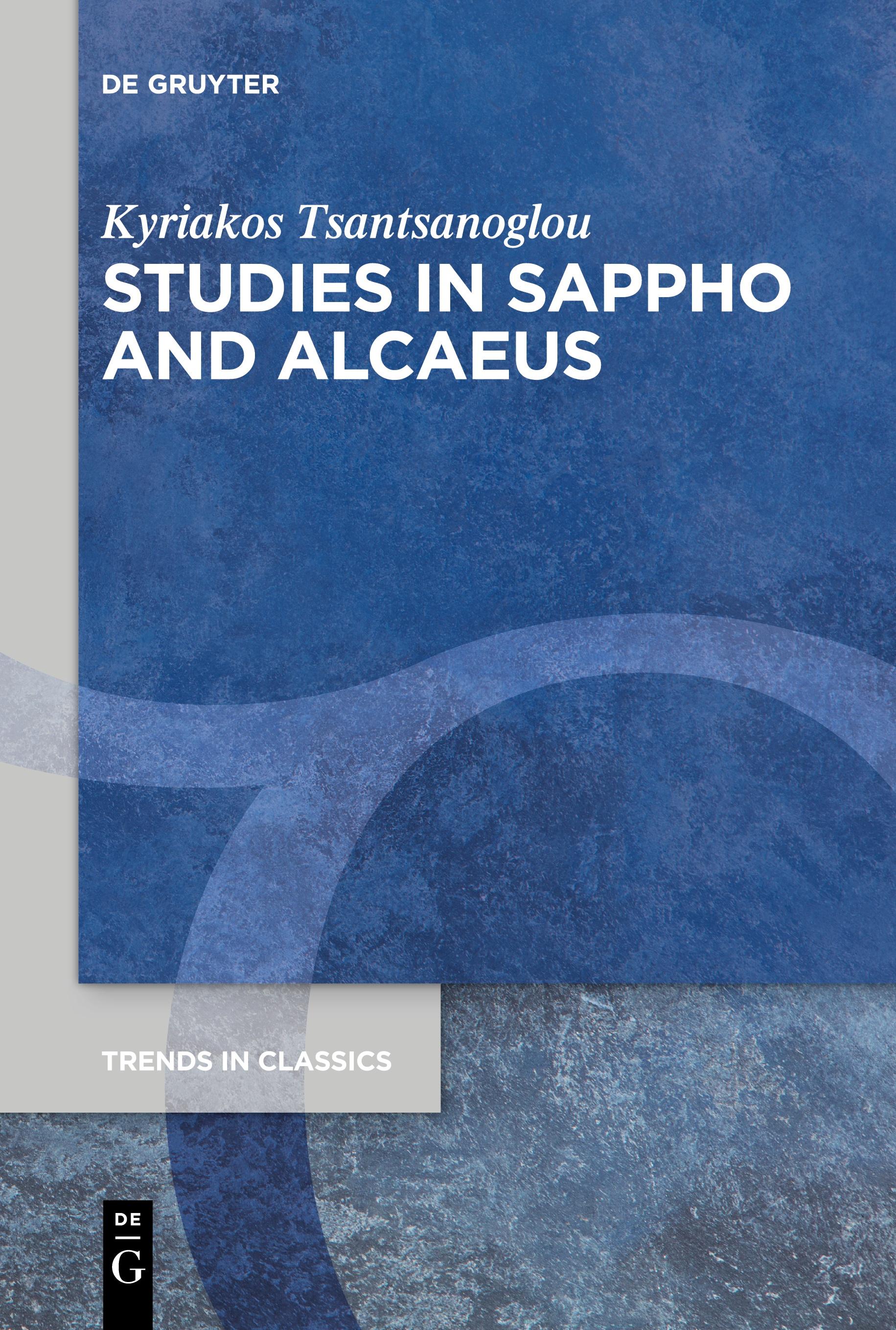 Vorderes Coverbild Studies in Sappho and Alcaeus