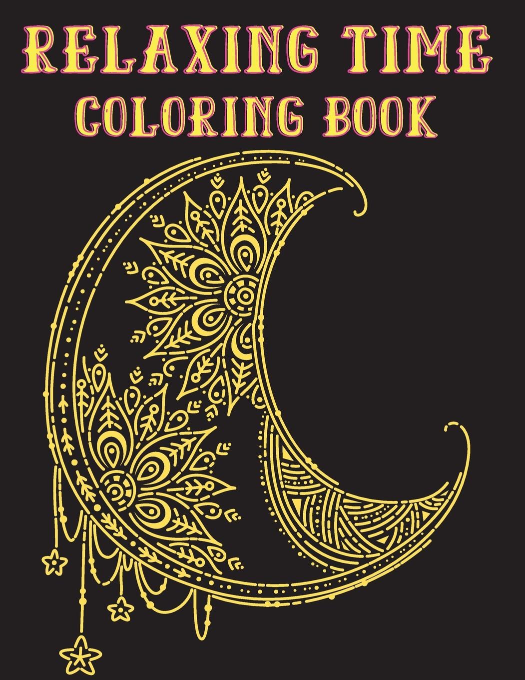 Vorderes Coverbild RELAXING TIME COLORING BOOK