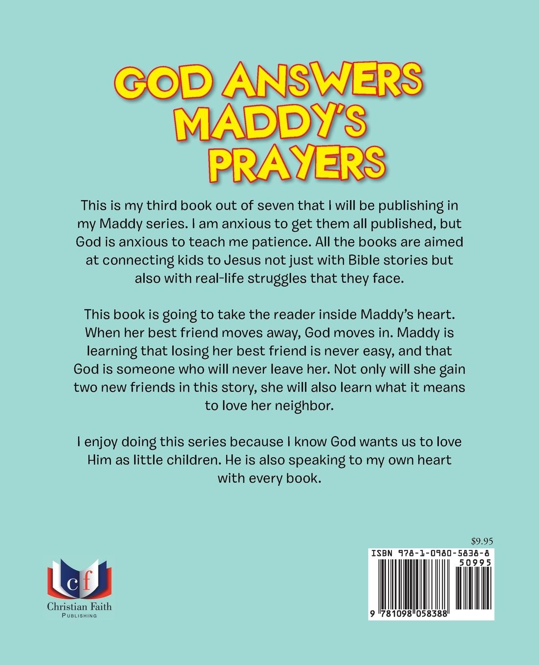 Rückseitencover God Answers Maddy's Prayers