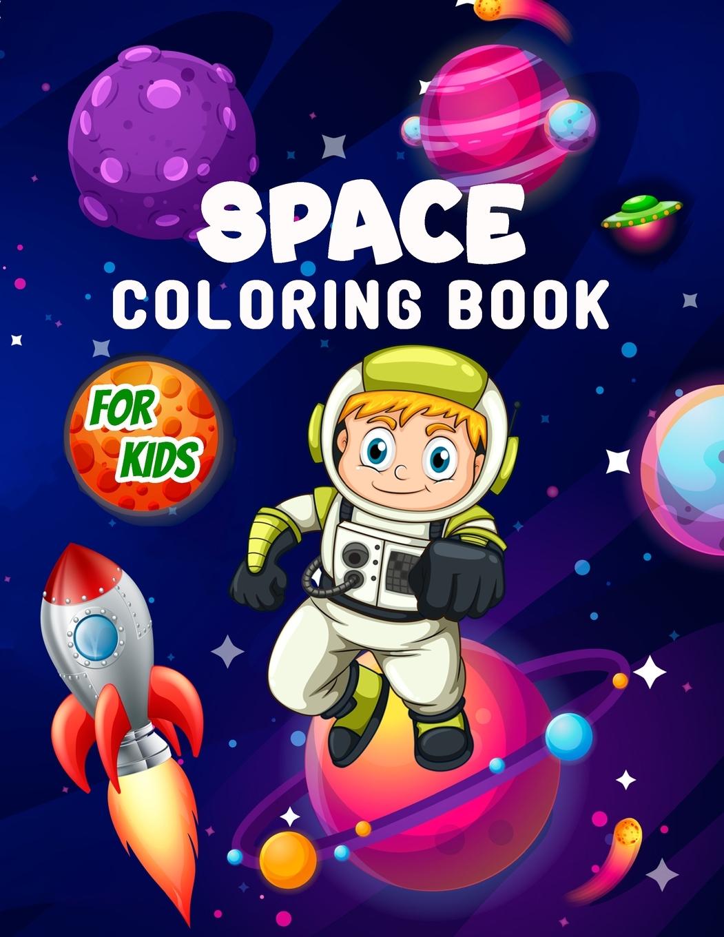Vorderes Coverbild Space Coloring Book for Kids