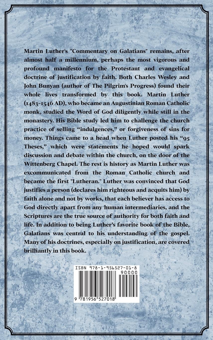 Rückseitencover Commentary on Galatians