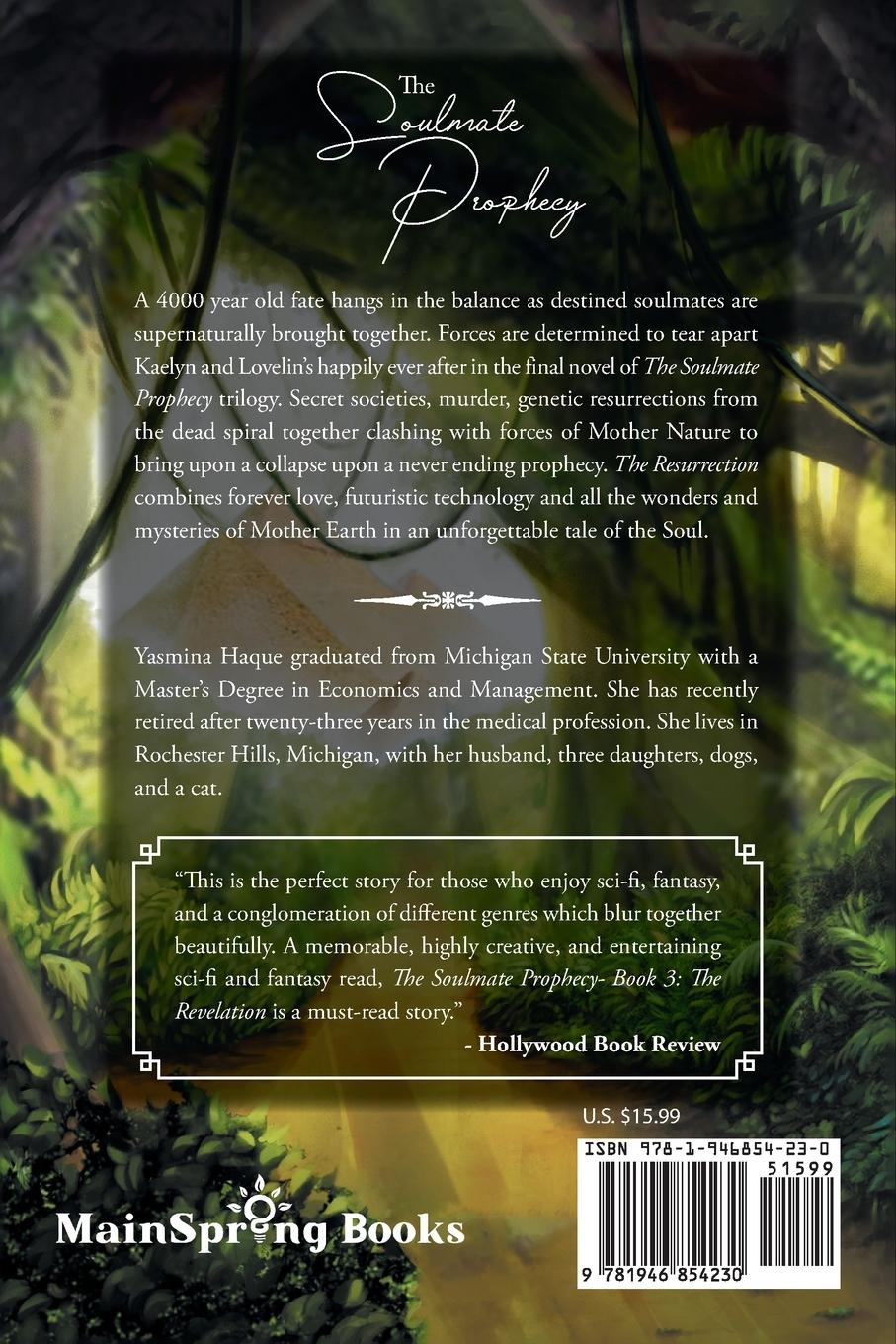 Rückseitencover The Soulmate Prophecy