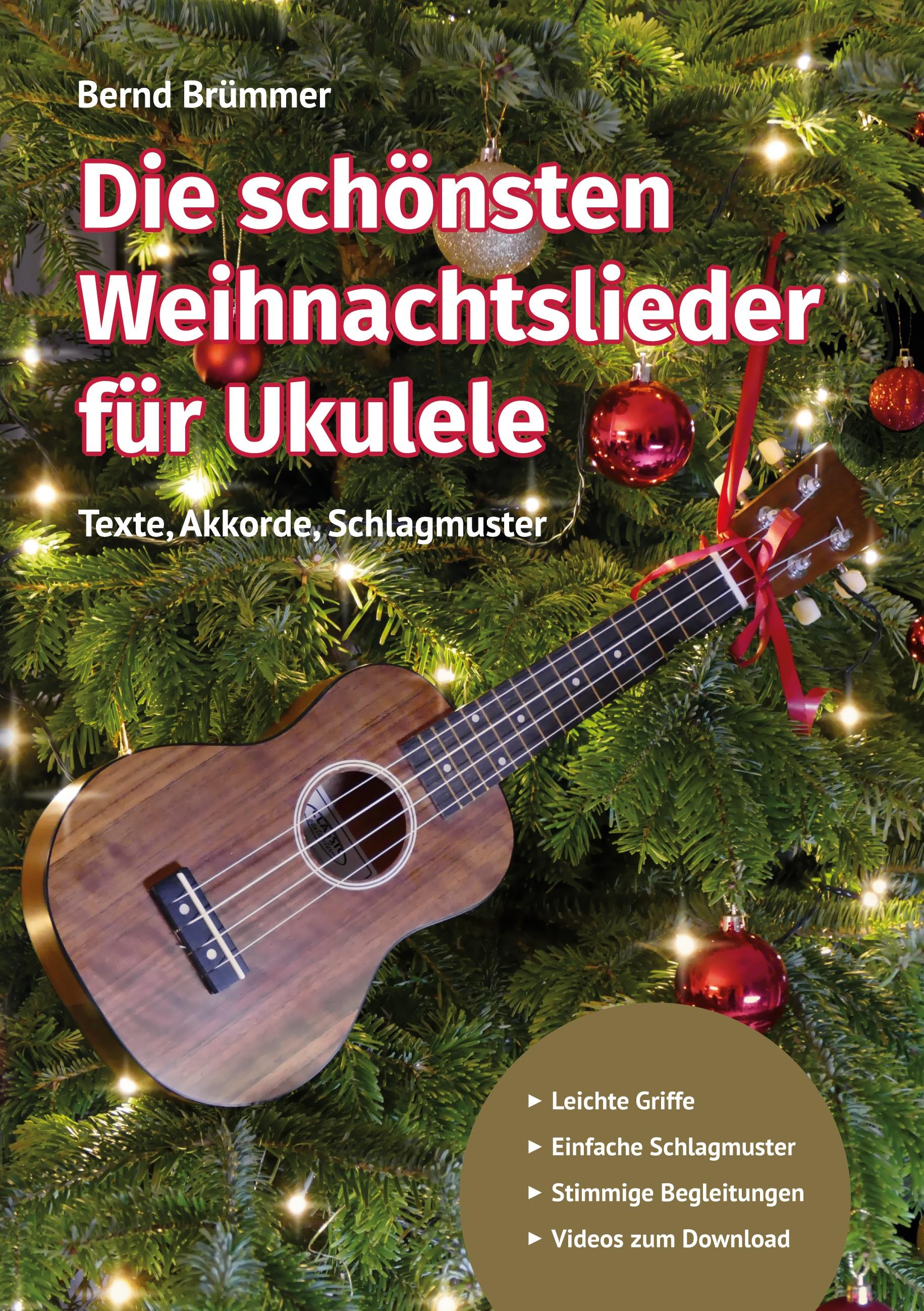 Vorderes Coverbild Die schönsten Weihnachtslieder für Ukulele