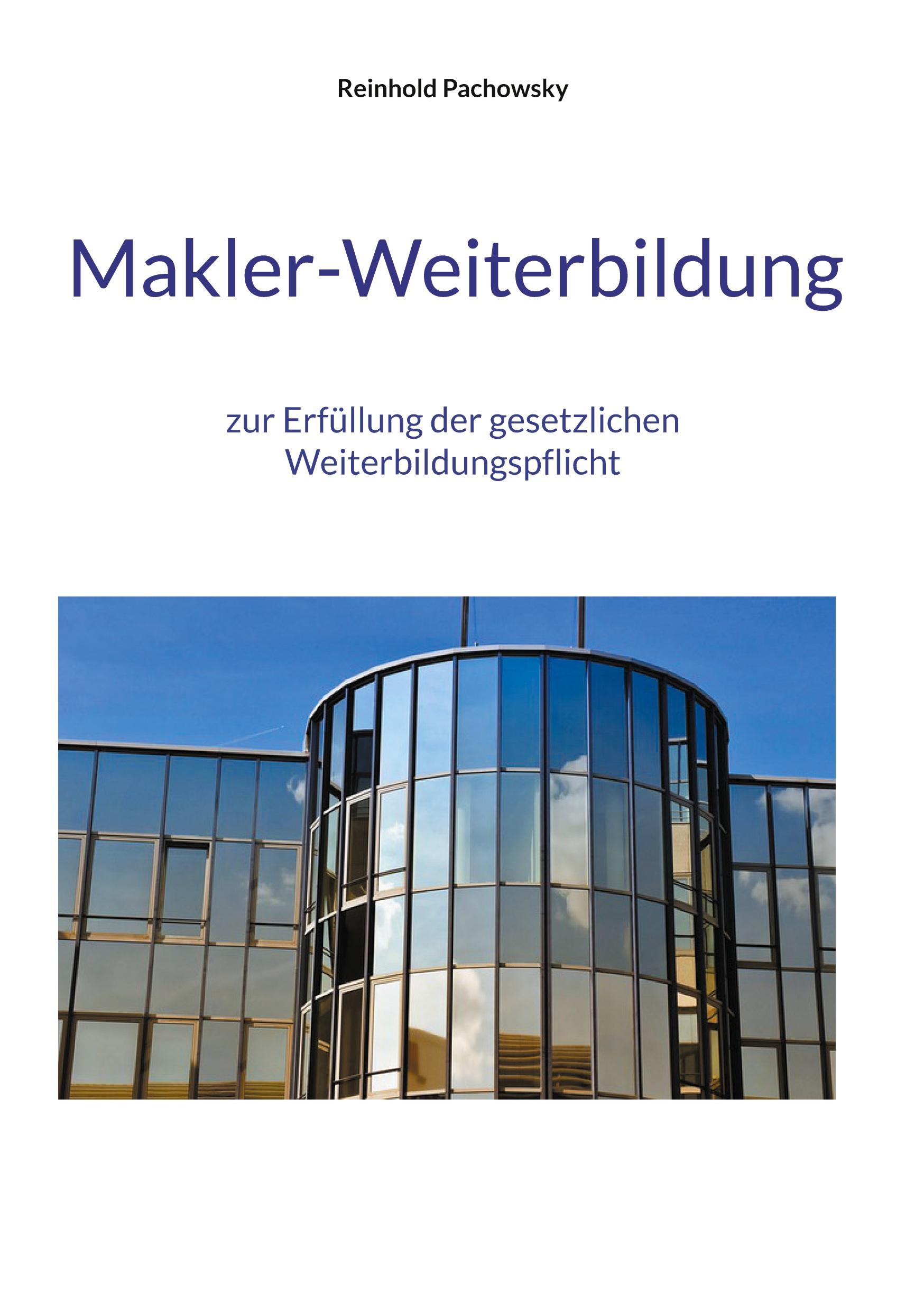 Vorderes Coverbild Makler-Weiterbildung