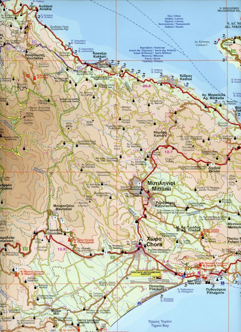 Beispielinhalt (Bild) Samos 1 : 50 000