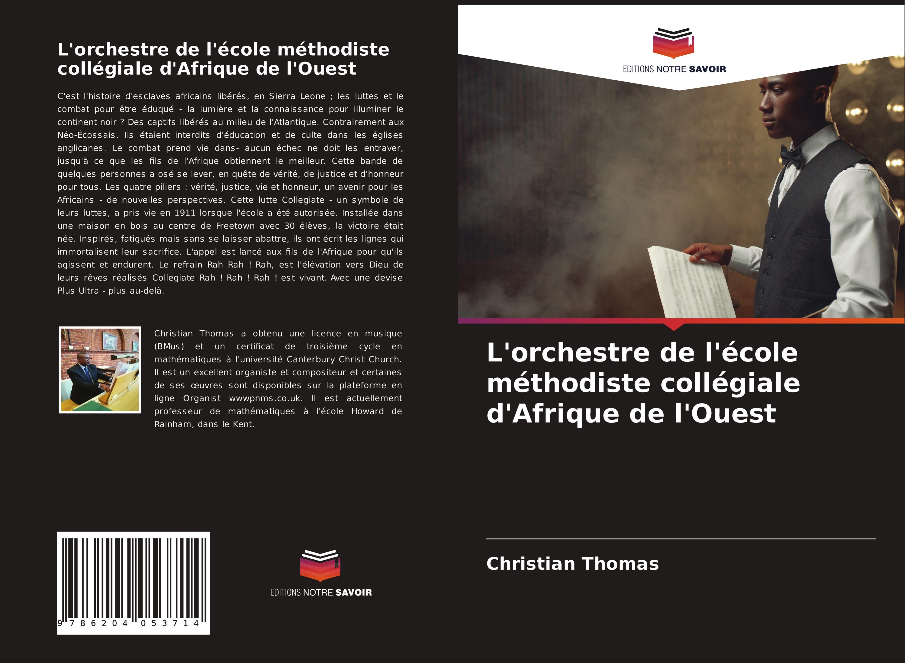 Vorderes Coverbild L'orchestre de l'école méthodiste collégiale d'Afrique de l'Ouest