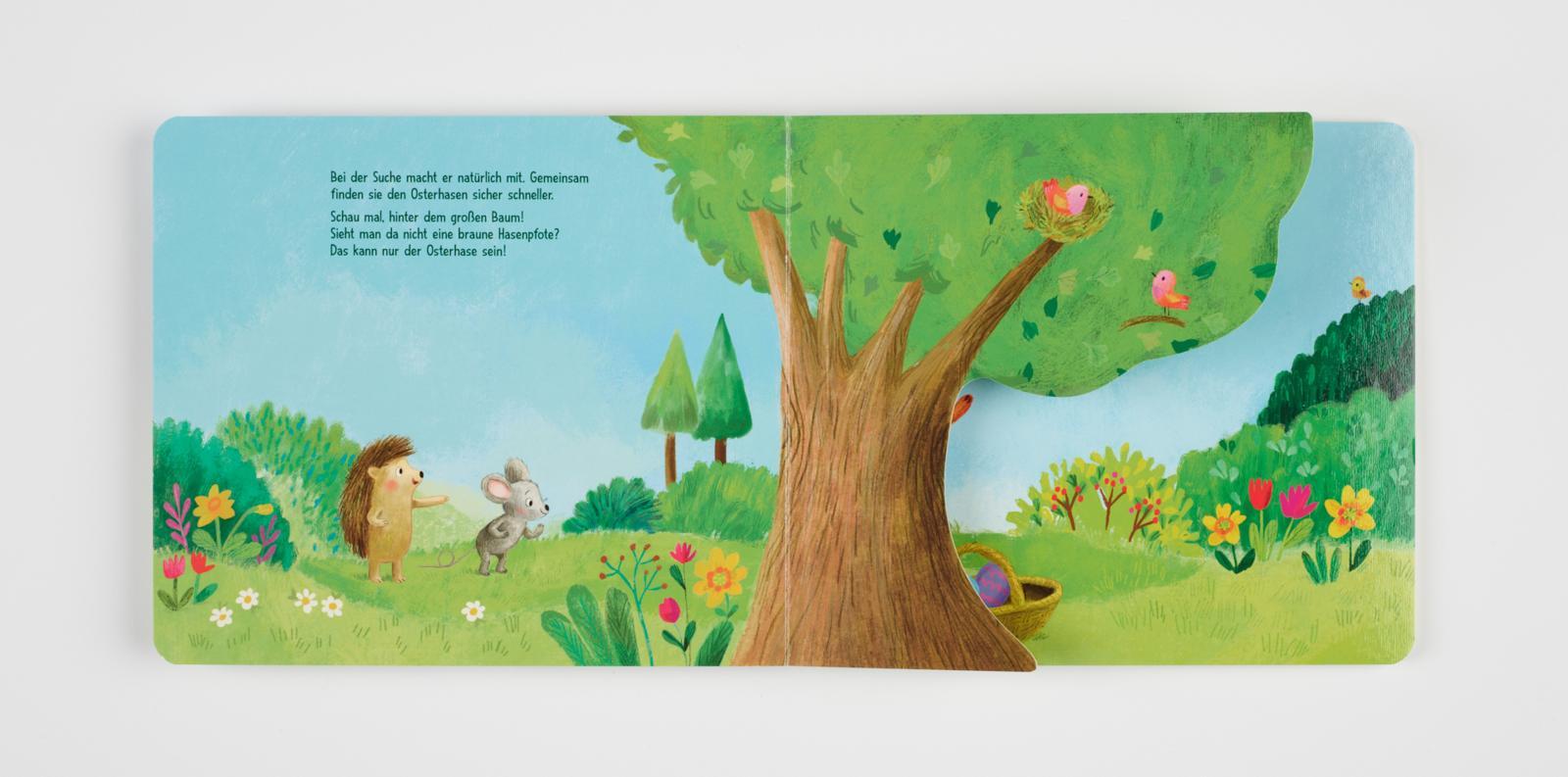 Beispielinhalt (Bild) Wo bist du, kleiner Osterhase?