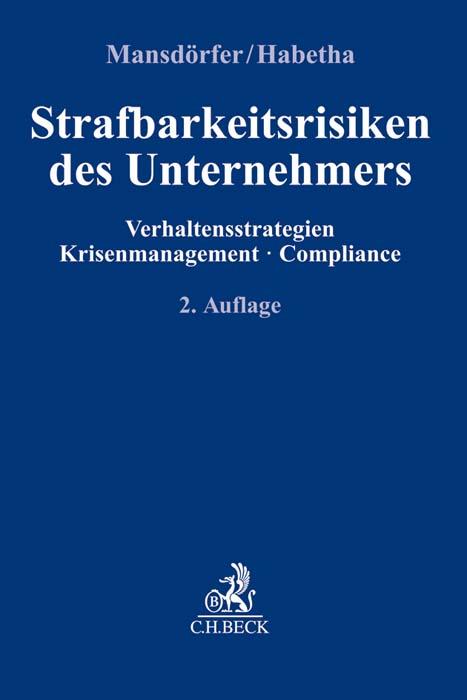 Vorderes Coverbild Strafbarkeitsrisiken des Unternehmers