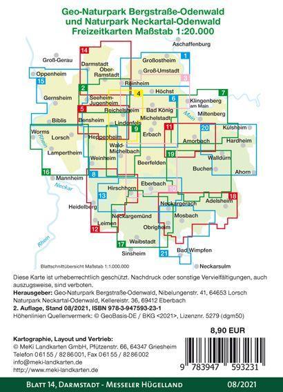 Beispielinhalt (Bild) Darmstadt - Messeler Hügelland