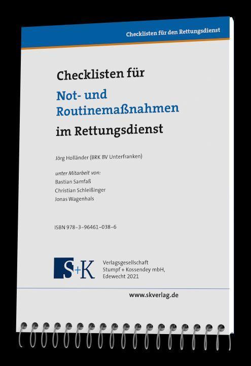 Beispielinhalt (Bild) Checklisten für Not- und Routinemaßnahmen im Rettungsdienst