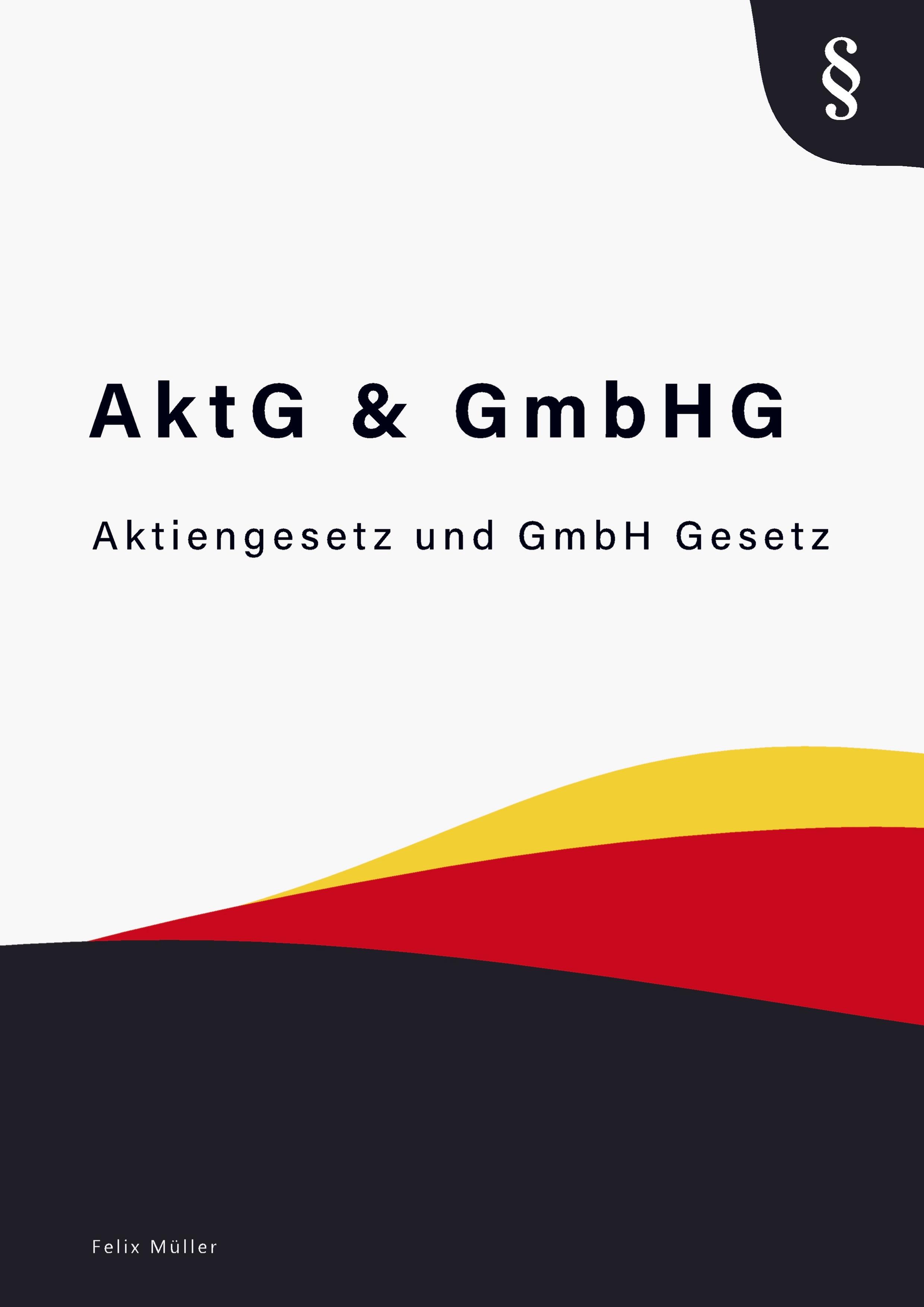 Vorderes Coverbild Aktiengesetz und GmbH Gesetz