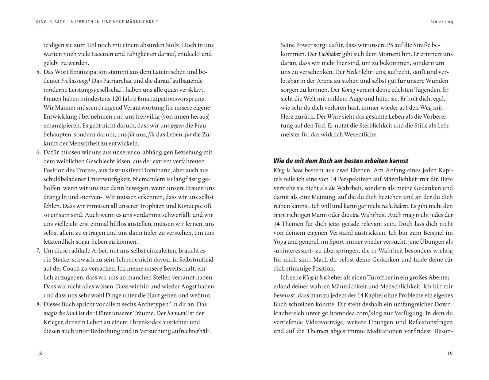 Beispielinhalt (Bild) King is back