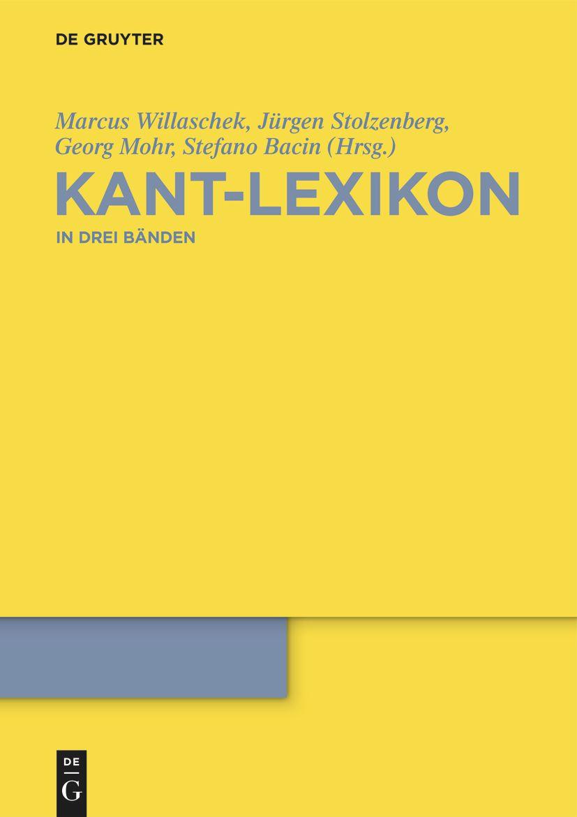 Vorderes Coverbild Kant-Lexikon