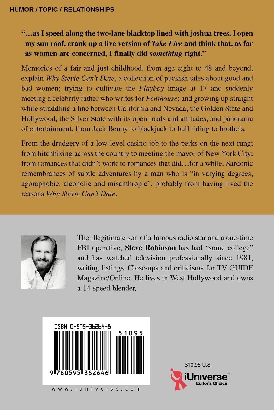 Rückseitencover Why Stevie Can't Date