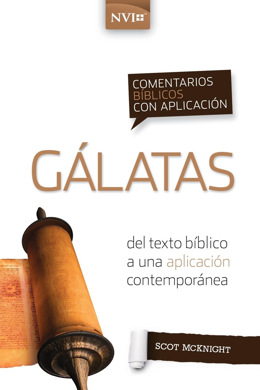 Vorderes Coverbild Comentario bíblico con aplicación NVI Gálatas