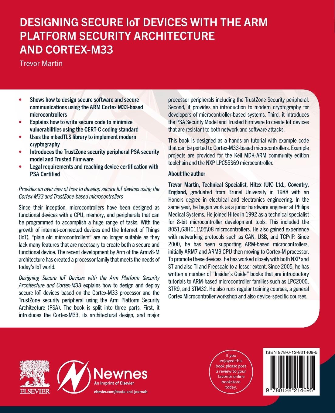 Rückseitencover Designing Secure IoT Devices with the Arm Platform Security Architecture and Cortex-M33