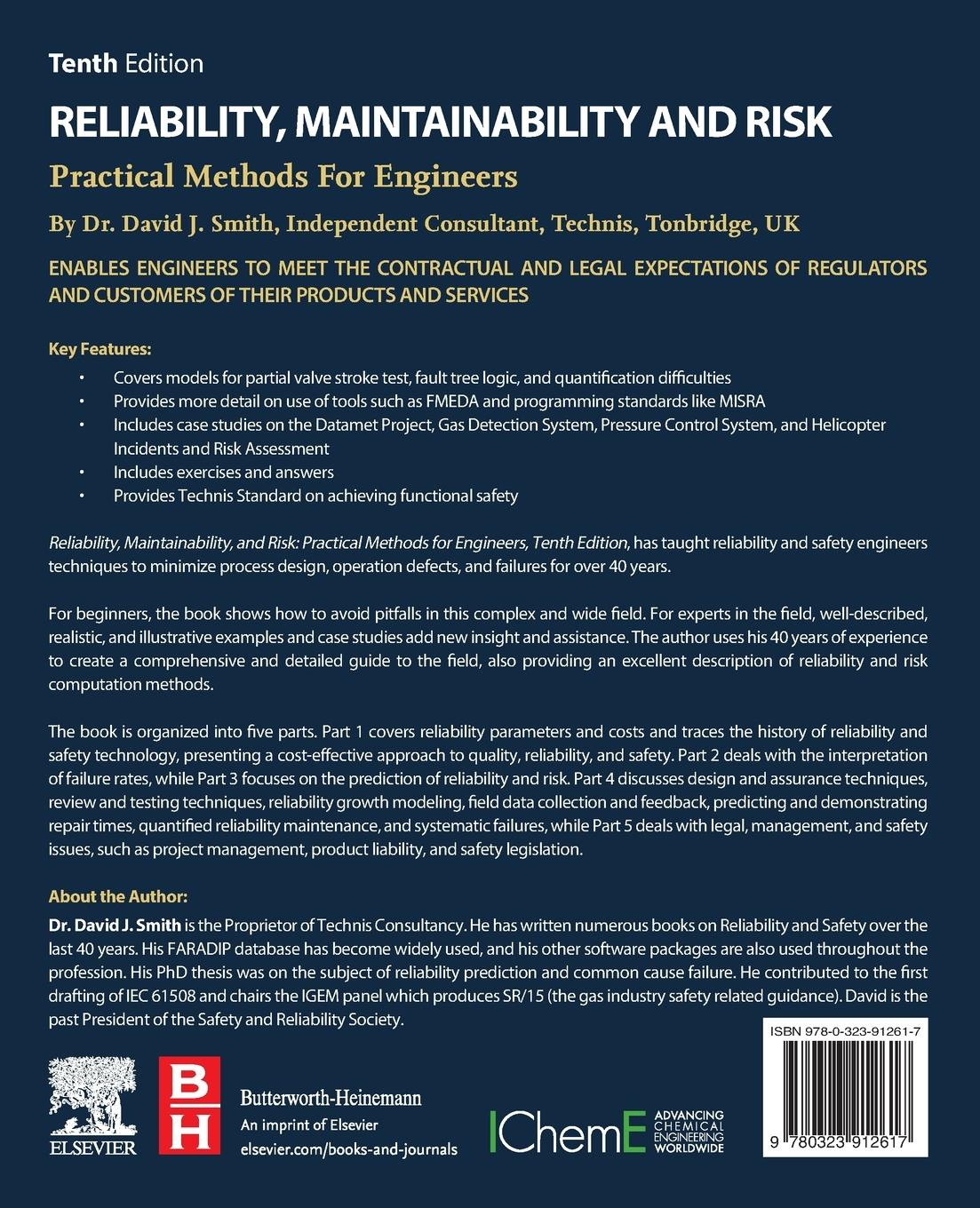 Rückseitencover Reliability, Maintainability and Risk
