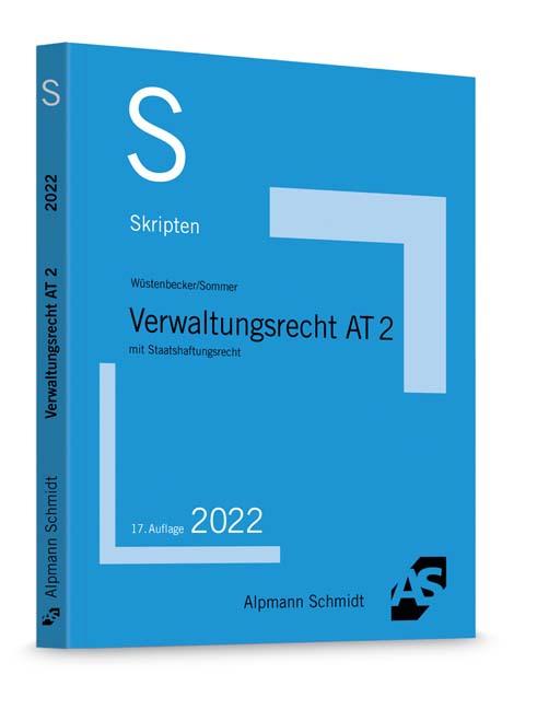 Vorderes Coverbild Skript Verwaltungsrecht AT 2