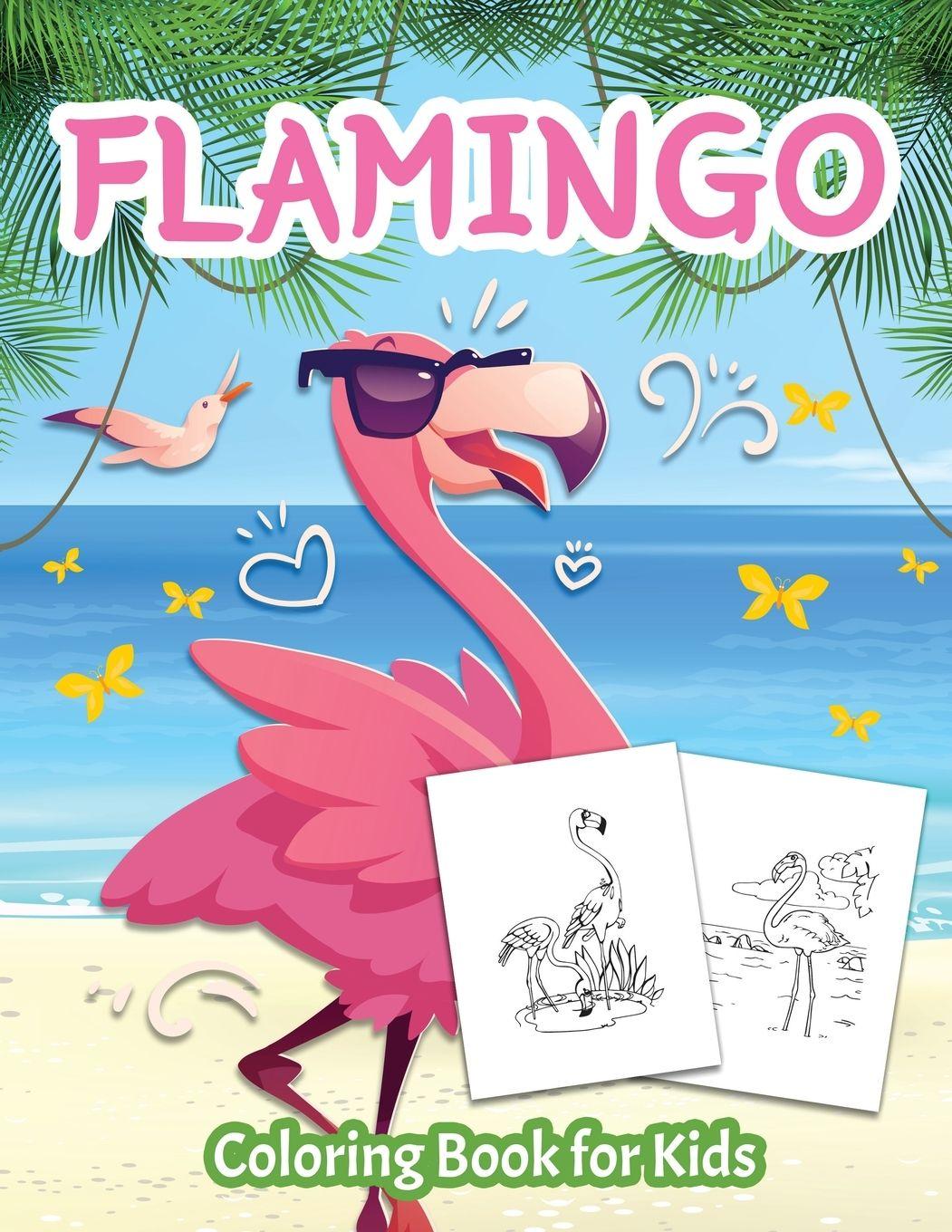 Vorderes Coverbild Flamingo Coloring Book for Kids
