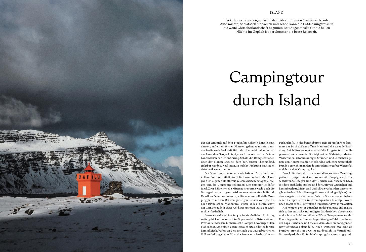 Beispielinhalt (Bild) Kinfolk Travel