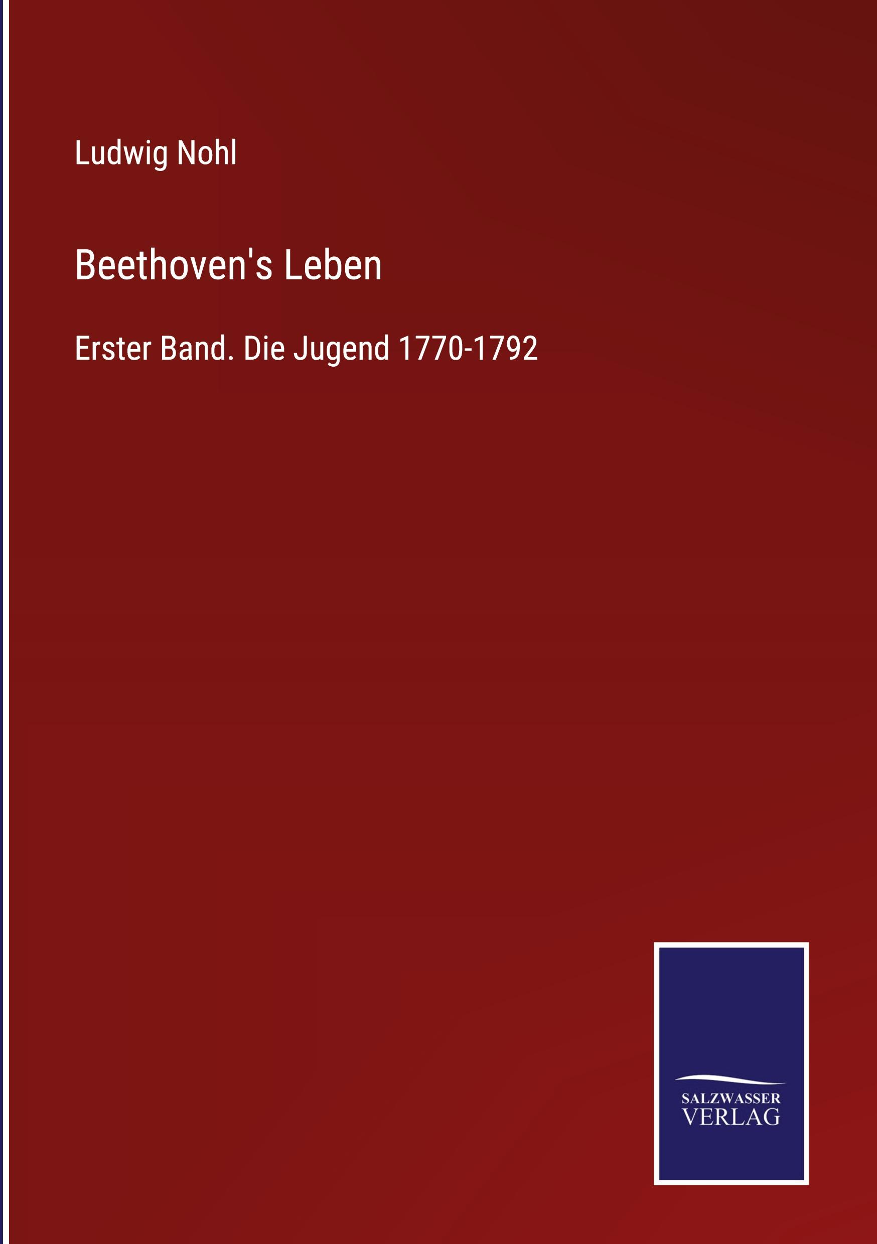 Vorderes Coverbild Beethoven's Leben
