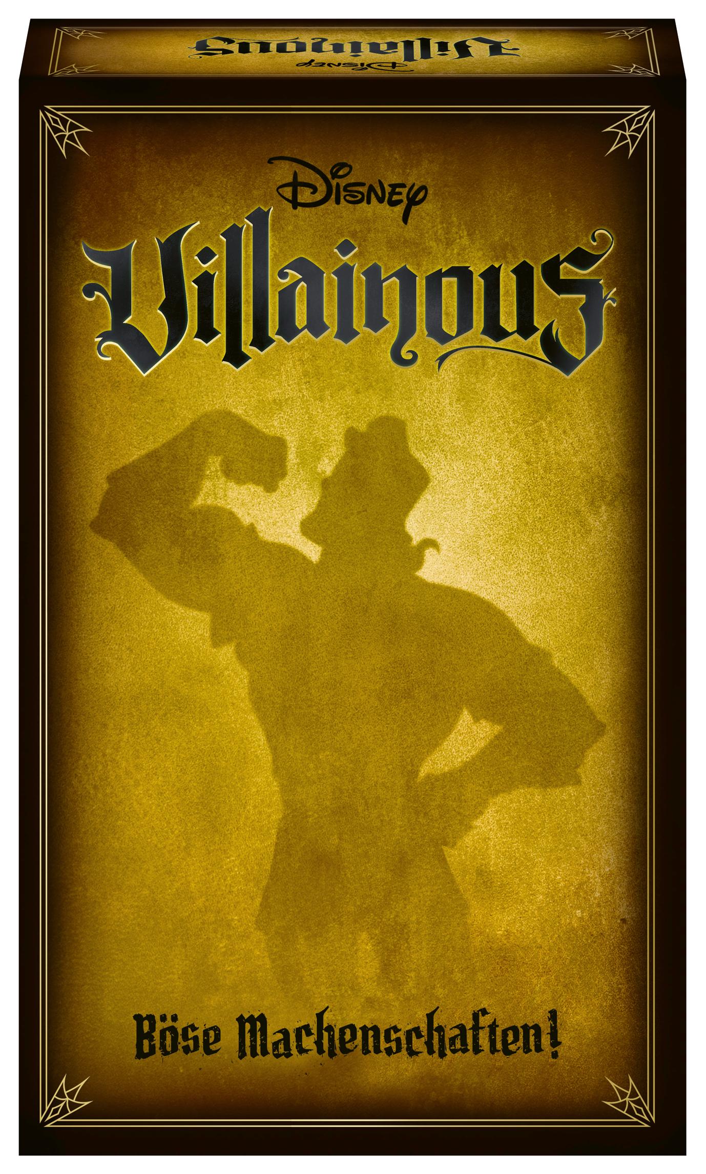Vorderes Coverbild Ravensburger 27077 - Disney Villainous - Böse Machenschaften, 4 Erweiterung von Villainous ab 10 Jahren für 2-3 Spieler