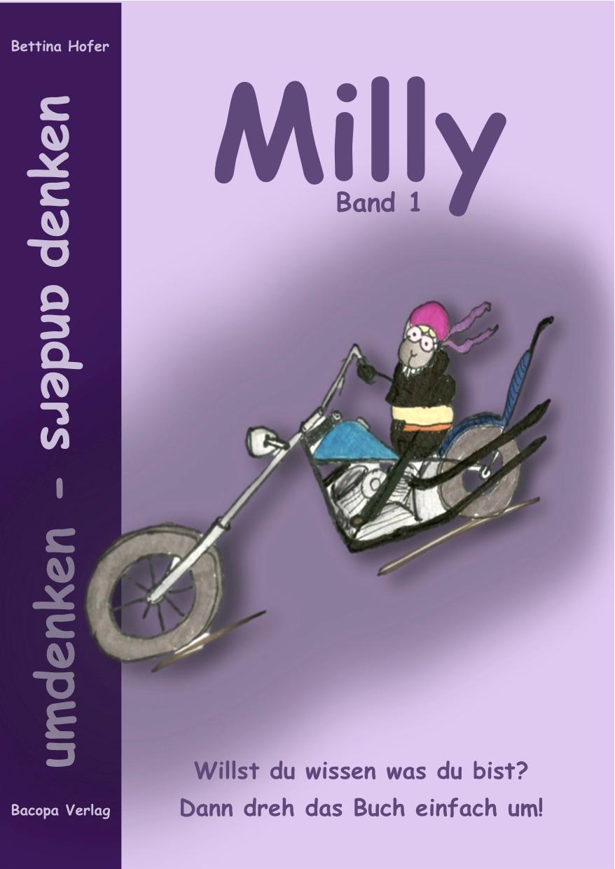 Vorderes Coverbild Milly Band 1. umdenken - anders denken.