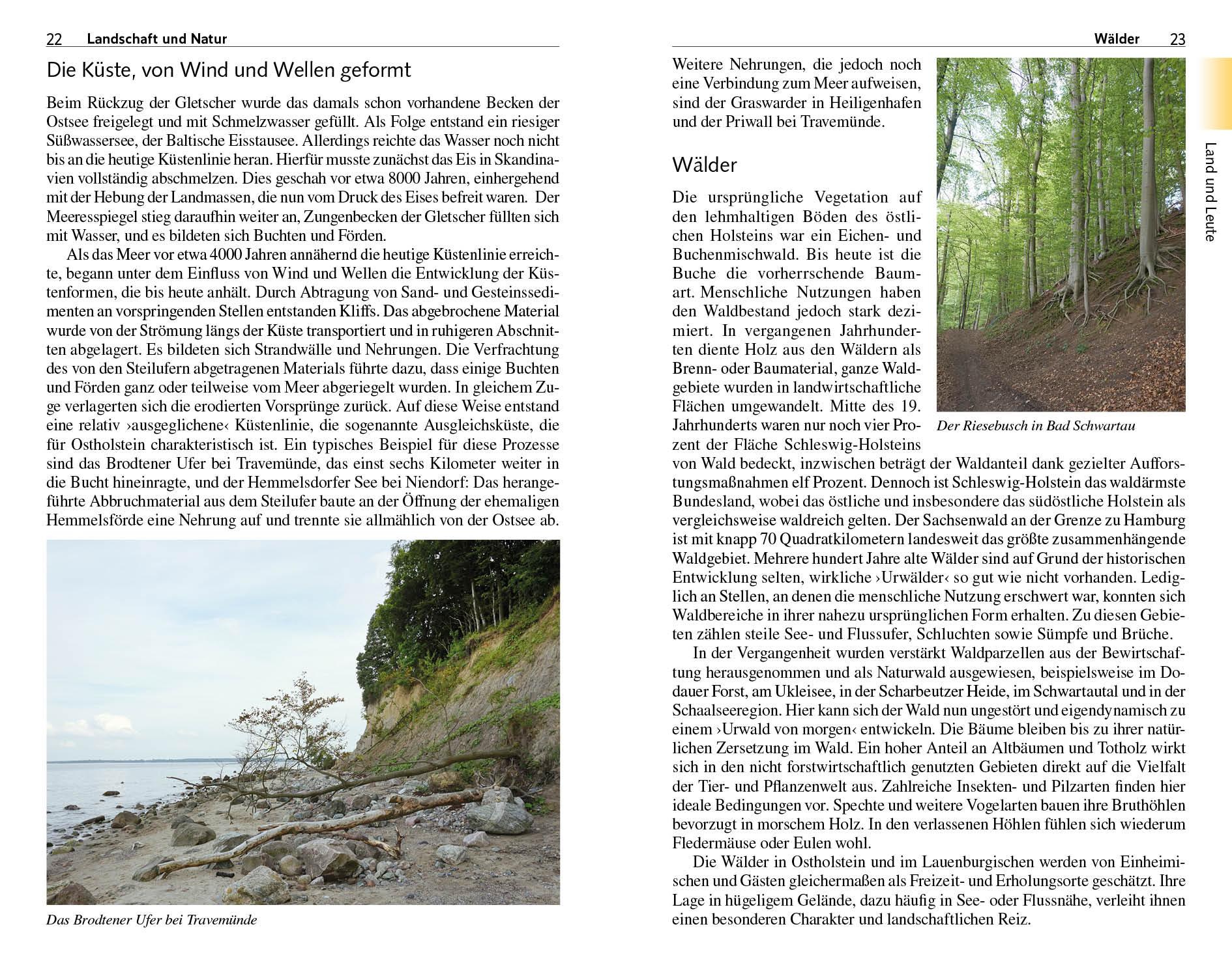 Beispielinhalt (Bild) Reiseführer Ostholstein