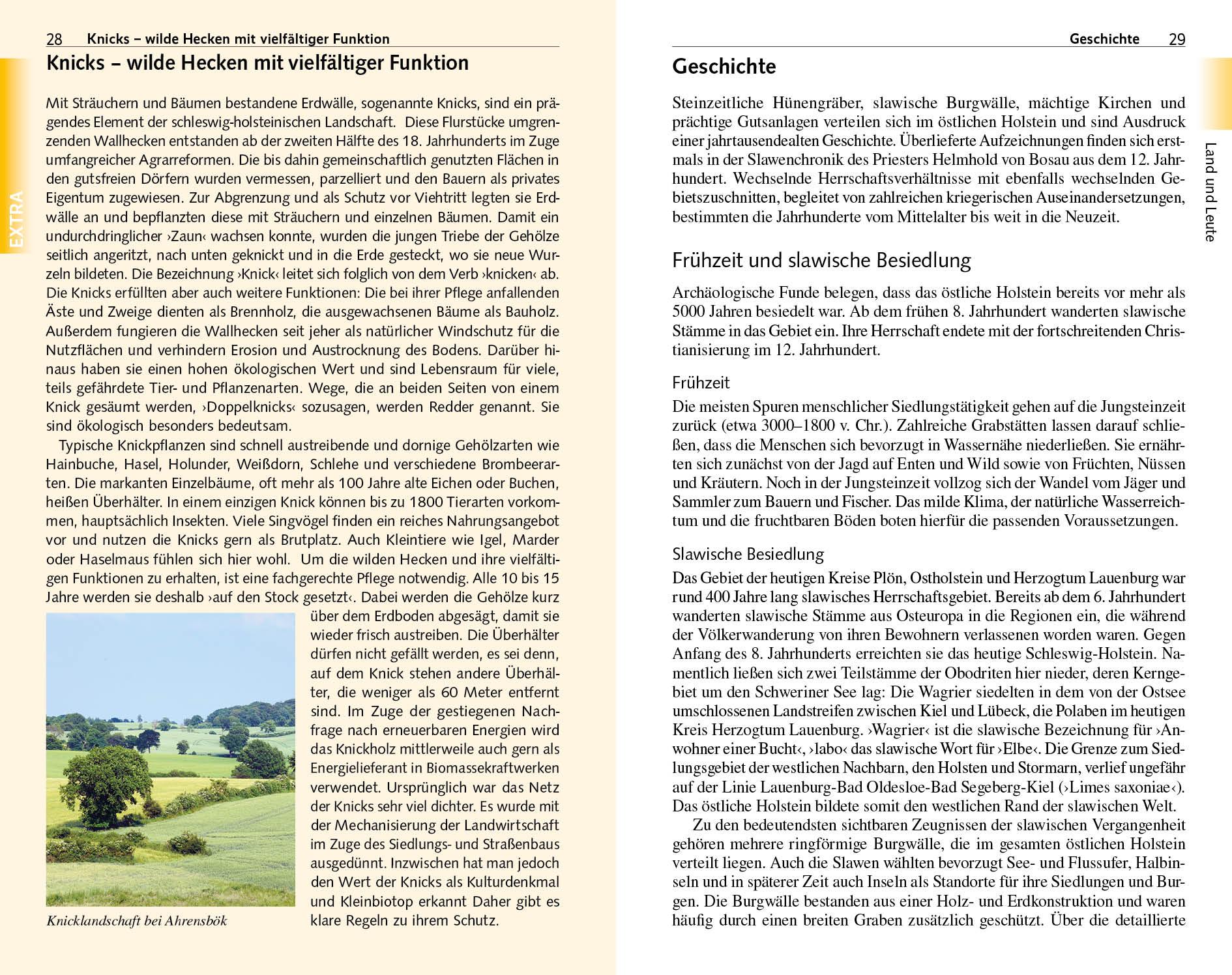 Beispielinhalt (Bild) Reiseführer Ostholstein