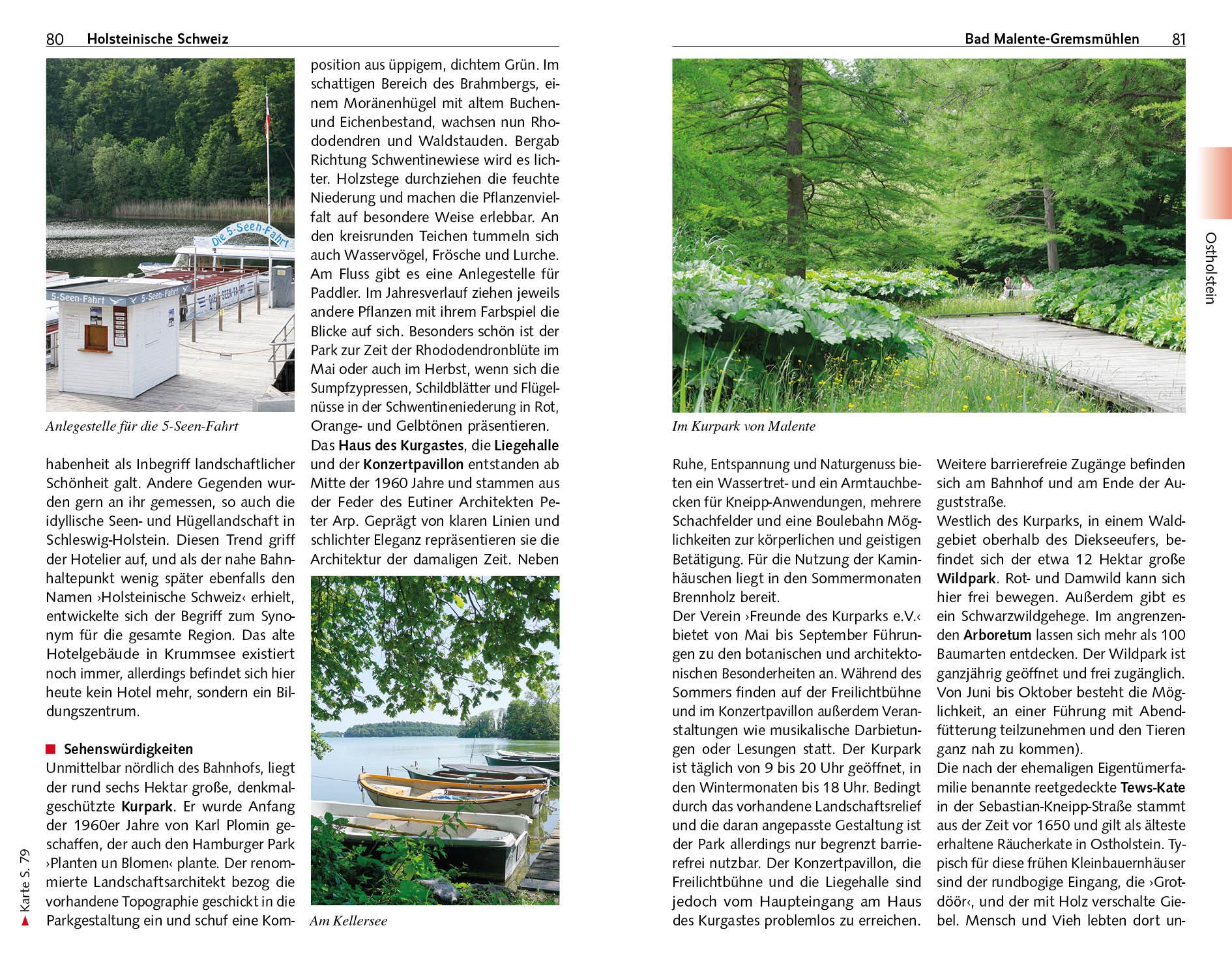 Beispielinhalt (Bild) Reiseführer Ostholstein