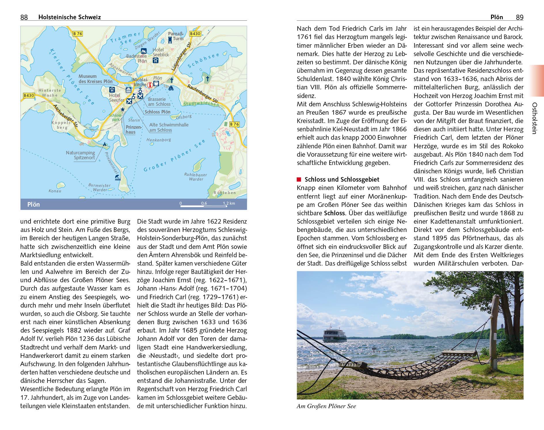 Beispielinhalt (Bild) Reiseführer Ostholstein