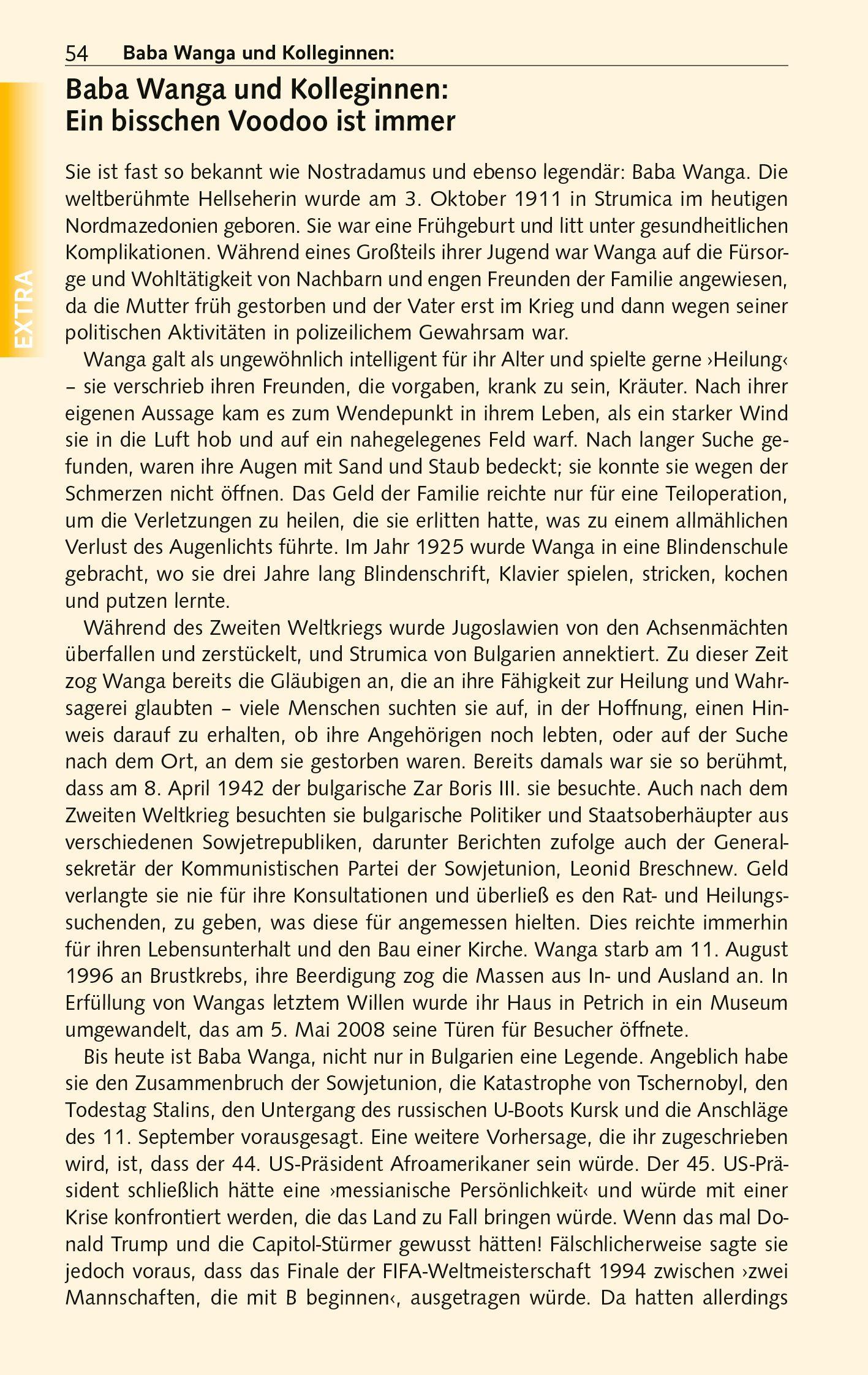 Beispielinhalt (Bild) TRESCHER Reiseführer Bulgarien