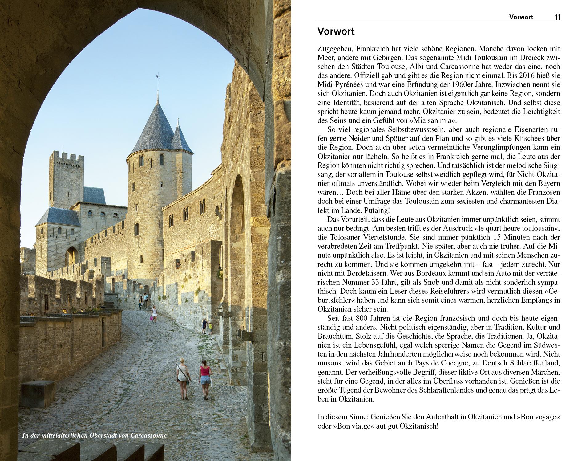 Beispielinhalt (Bild) TRESCHER Reiseführer Toulouse, Albi, Carcassonne